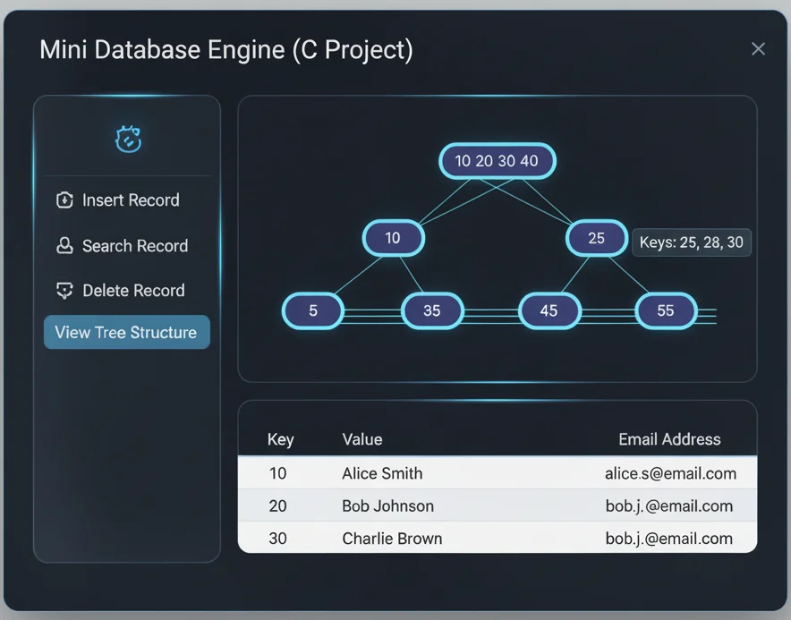Database from scratch